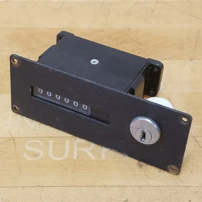 Durant 6-Y-1-2-RMF-PMU Panel Mount Electric Counter Trumeter, 115VAC. - USED - Image 1 of 4