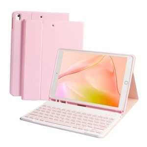 Keyboard Case for iPad 10.2" 9th 8th 7th Generation, Built-in Pencil Pink - Picture 1 of 8
