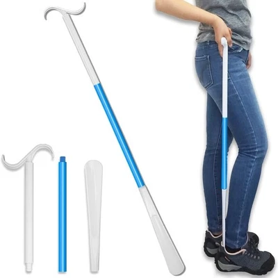 35.5 Inch Long Handled Shoe Horn, Dressing Stick, Sock Remover Aid Helper - Vers - image 1 of 4