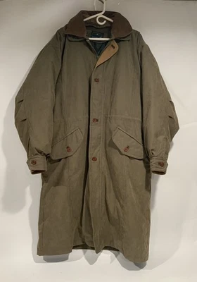 Men’s Rainforest Sz L Goose Down Parka Jacket Long Coat - Image 1 of 4