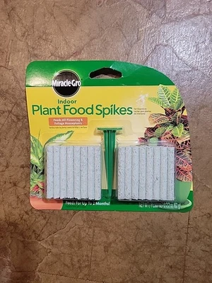 Miracle-Gro Indoor Plant Food 48-Spikes Fertilizer Spikes 2.2-Ounce - Image 1 of 2