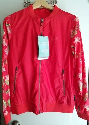 Chaqueta cortavientos para mujer Jack Wolfskin Paradise Blouson roja talla S nueva con etiquetas Foto 1 de 4