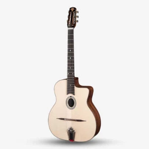 Eastman DM1 Gypsy Jazz Acoustic Guitar Sitka Spruce & Rosewood Laminate, Natural - Picture 1 of 2
