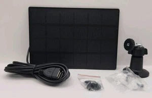 2 Pack Of Small USB Solar Panel Charger 3W 6V With Wall Mount Micro USB & Type C - Picture 1 of 5