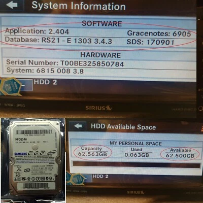 Samsung 80 GB,2.5" hard drive for NTG4 REW - Image 1 of 4