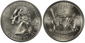 2002 Tennessee State Quarter - Uncirculated Coin - Philadelphia Mint STP16 - Picture 1 of 1