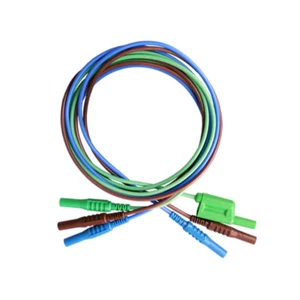 Leaderman LDM-064 Test Leads for Kewtech Testers with one stackable connector - Picture 1 of 7