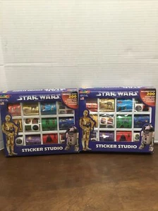 Stickers Star Wars Trilogy Sticker Studio Lot Of 2 Foil Glitter Roseart New 1997 - Picture 1 of 9