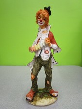 Vintage Duncan Royal Clown Figurine - With Accordian