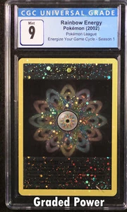 Promo Rainbow Energy CGC 9 Holo (9105) Pokemon - Picture 1 of 1