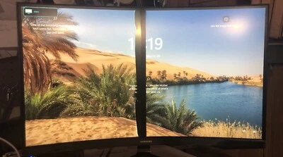 SAMSUNG C27G55TQWN Odyssey G5 Series 27in Gaming Monitor Curved FOR PARTS - Image 1 of 4