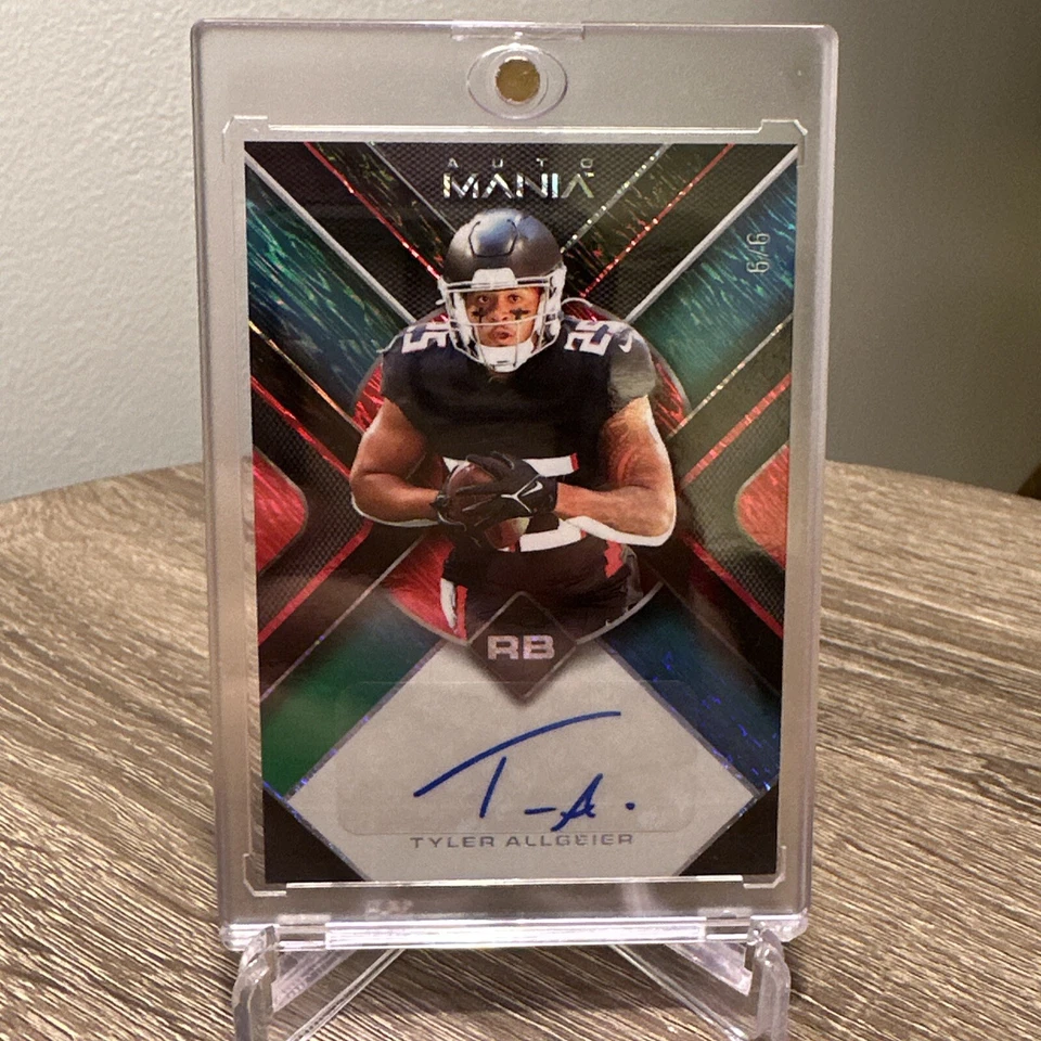 2022 Wildcard Auto Mania Tyler Allgeier Falcons 6/6 - Image 1 of 2