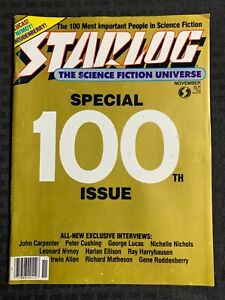 1985 Starlog Special Magazine #100 Fn 6.0 Gene Roddenberry Interview