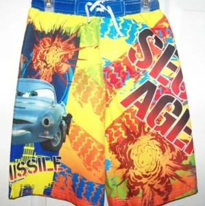 Disney Cars Special Agent Swim Suit Trunks Shorts Boys Size 4 / 5 NWT - Picture 1 of 2