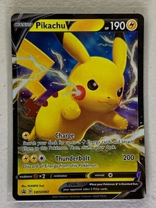 Pikachu V SWSH061 Black Star Promo Holo Unit #13 - Foto 1 di 2