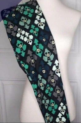 NUEVO CON ETIQUETAS Leggings LuLaRoe Disney OS CLASSIC MICKEY Negro Azul Verde y Gris DIAMANTE Foto 1 de 2