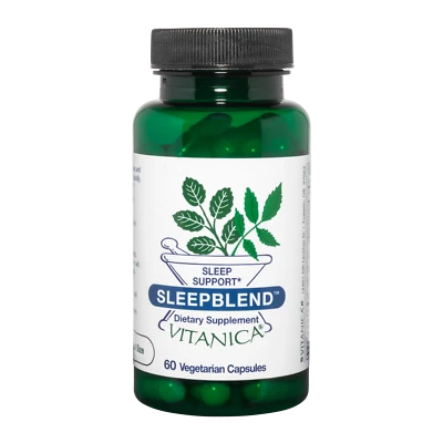Vitanica, Sleepblend, Sleep Support, Vegan, 60 Capsules - Image 1 of 3