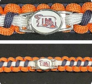 Detroit Tigers Inspired Paracord/Survival Bracelet - Picture 1 of 1