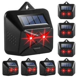 8 Pack Solar Animal Repellent, Nocturnal Animal Repeller Outdoor Predator Eye... - Picture 1 of 8