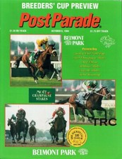 Colonial Affair In 1994 Jockey Club Gold Cup Belmont Park Horse Racing Program!