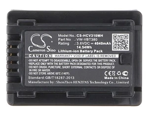 Batterie 4040mAh VW-VBT190 pour Panasonic HC-250EB HC-550EB HC-727EB HC-750EB - Photo 1 sur 5