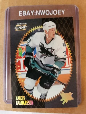 MARCUS RAGNARSSON 1996-97 PINNACLE SUMMIT #165 'ARTIST'S PROOF' VERY RARE SHARKS - Image 1 of 2