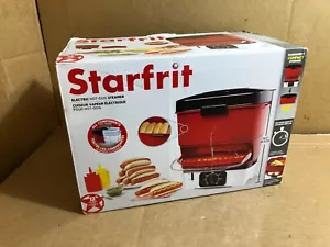 Starfrit Electric Hot Dog Steamer Red Water Level Indicator Sliding Tray 16 in H - Picture 1 of 2