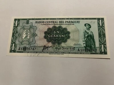 Billet Paraguay 1 Guarani 1952 (110-43/A1-39) - Photo 1/2