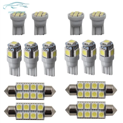 Kit de trabajo de paquete de luces interiores LED blancas para Ford F250/350 1999-2016 × 14 Foto 1 de 4