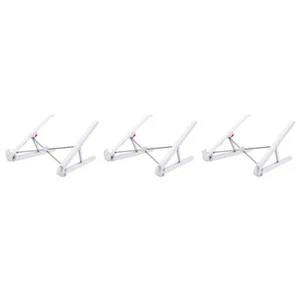 3-teiliger Laptop-Ständer, zusammenklappbar, tragbares Computer-Rack, - Bild 1 von 12