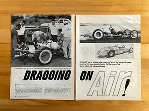 1962 Print Article Dragging On Air Air Powered Drag Racing - Picture 1 of 1