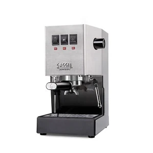 Gaggia New Classic Siebträger Espressomaschine gebraucht Edelstahl silber - Bild 1 von 3