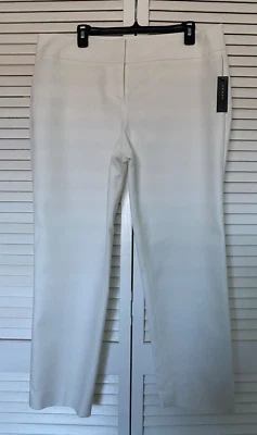 PANTALÓN DE VESTIR CHAUS MUJER BLANCO VAINILLA TALLA 16 NUEVO CON ETIQUETAS Foto 1 de 4