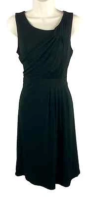 Vestido Max and Cleo Talla 6 Negro Sin Mangas Lavado a Máquina Cuello Redondo Carrera Preppy Foto 1 de 4