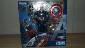 S.H. Figuarts Captain America Cap vs Cap Avengers Endgame Bandai Figure - Imagen 1 de 3