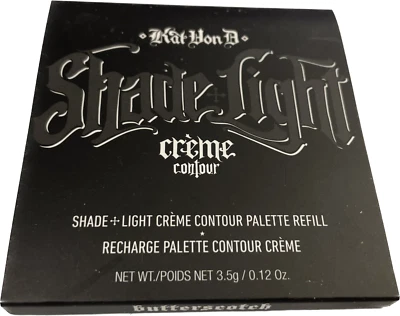 NIB, KAT VON D KVD Shade Light Crème Contour Palette Refill BUTTERSCOTCH 0.12 OZ - Image 1 of 4