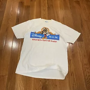 Vintage 80s Disney MGM studios Tshirt Mickey Mouse Vtg- Size L Made In USA 🇺🇸 - Picture 1 of 12