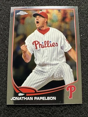 乔纳森·帕佩尔本 #61 2013 Topps Chrome 棒球数量费城费城人队 — 第 1/2 张图片