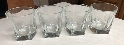 4 Vintage DEWAR'S Scotch Whisky Low Ball/Rocks Glass Libbey Duratuff USA New - Image 1 of 4