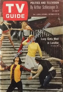 TV GUIDE - LUCY GOES MOD IN LONDON -  (OCT 1966) - Picture 1 of 1
