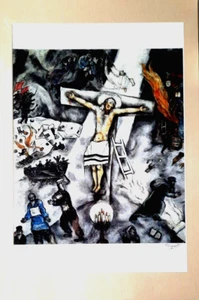 Marc Chagall -60x40 cm mit einem hochwertigen Passepartout Nr.92/250 - Bild 1 von 3