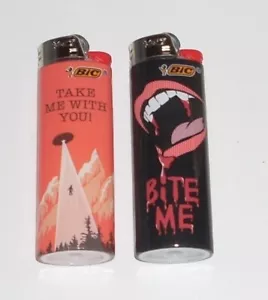 NEW 2024 BIC Halloween Official Full Size Cigarette Lighters Lot of 2 - Picture 1 of 3