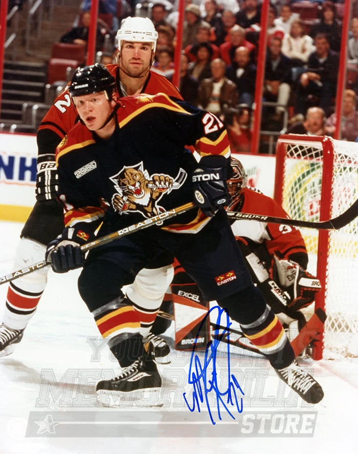 Mark Parrish Florida Panthers Signed Autographed Action 8x10 - Image 1 of 1