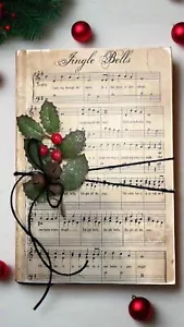 Handcrafted Vintage Look Jingle Bells Holiday Songbook (Copy) - Picture 1 of 3