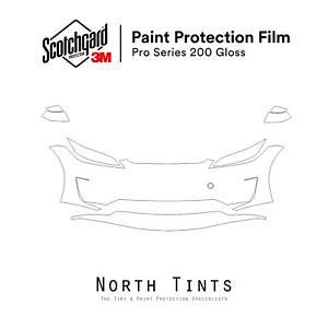 Tesla Model 3 Performance 2024-2025 3M PRO Series PreCut Paint Protection Film - Picture 1 of 1