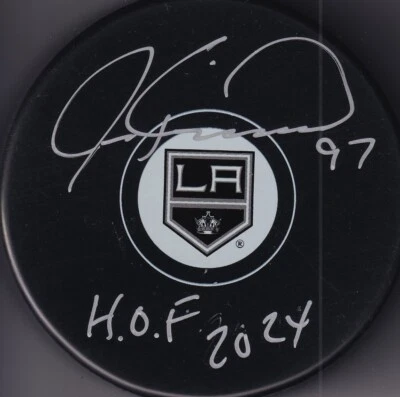 BECKETT JEREMY ROENICK "HOF 2024" SIGNED LOS ANGELES KINGS HOCKEY PUCK 1W805422 - Image 1 of 3
