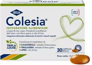 Colesia Softgel 30 Capsule Molli | Integratore Alimentare a Base Di Fitosteroli, - Foto 1 di 14