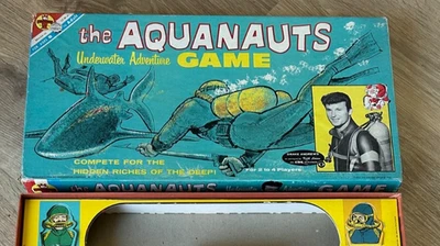 Vintage 1961 Transogram The Aquanauts Board Game #3824~Complete Excellent RARE - Image 1 of 4