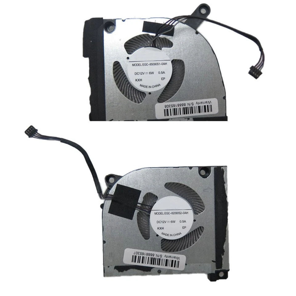 CPU GPU FAN EGC-85090S1-0AH P.PSSA-A-P6V-300-GP2-B EGC-82090S2-0AH 290-GP2-B - Image 1 of 1