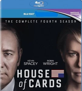 House of Cards Blu-ray Season 4 ** DISCS ONLY ** 4 Disc Set LN - Picture 1 of 3